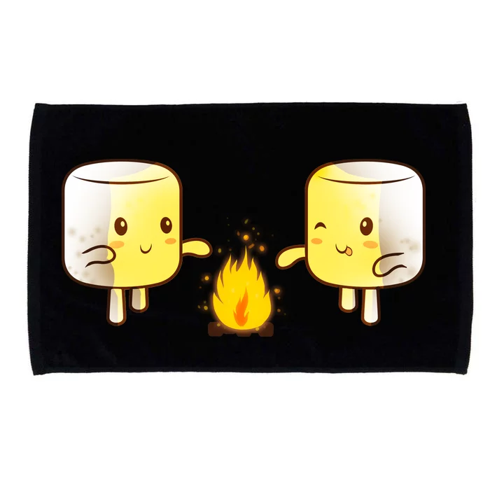 Marshmallow Roast Microfiber Hand Towel