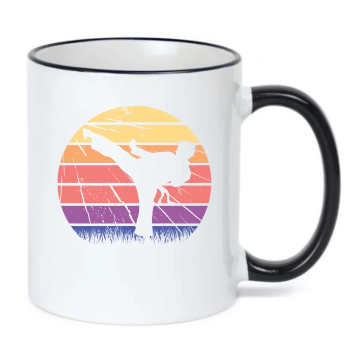 Martial Arts Retro Black Color Changing Mug