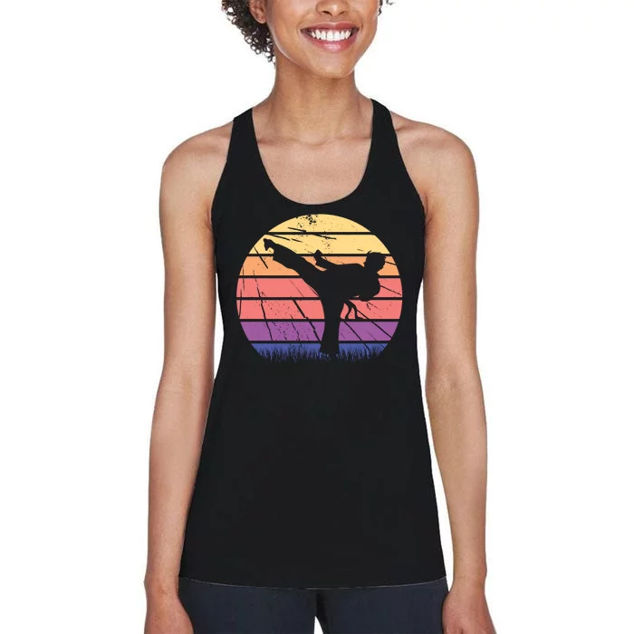 Martial Arts Retro Women's Racerback Tank