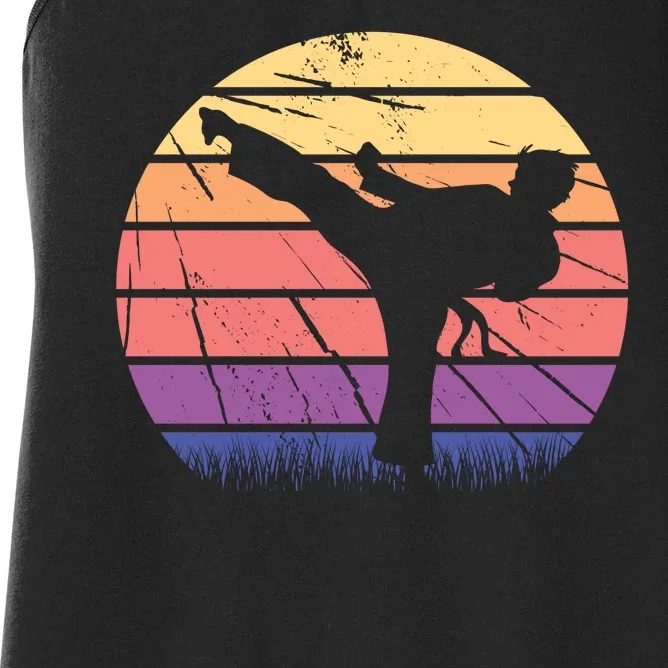 Martial Arts Retro Women's Racerback Tank