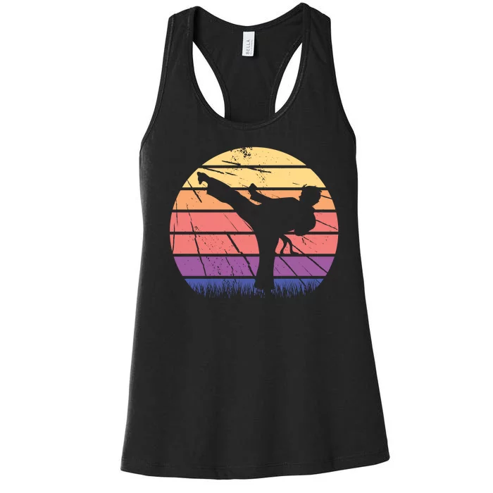 Martial Arts Retro Women's Racerback Tank