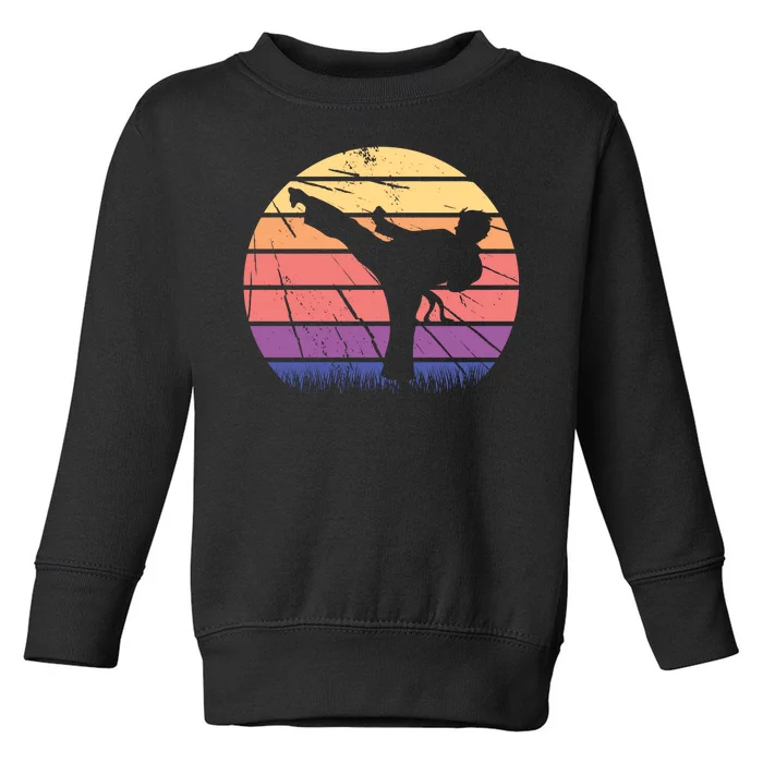 Martial Arts Retro Toddler Sweatshirt