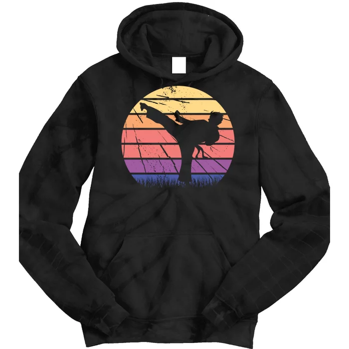 Martial Arts Retro Tie Dye Hoodie