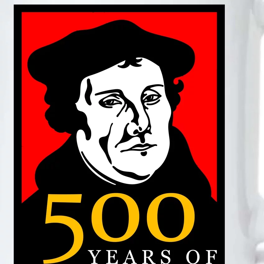 Martin Luther 500 Years of Reformation Day Black Color Changing Mug