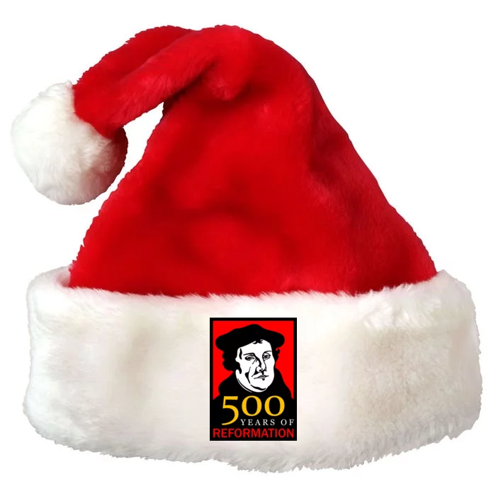 Martin Luther 500 Years of Reformation Day Premium Christmas Santa Hat