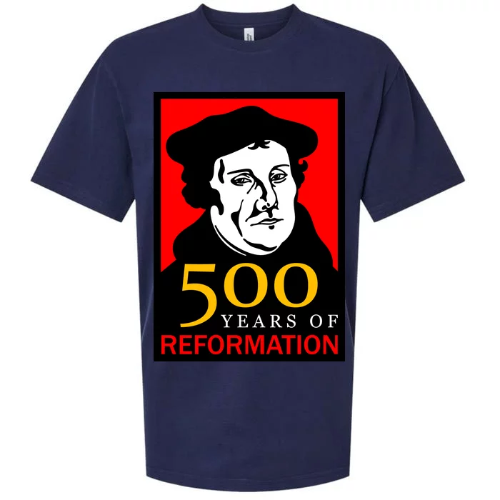 Martin Luther 500 Years of Reformation Day Sueded Cloud Jersey T-Shirt