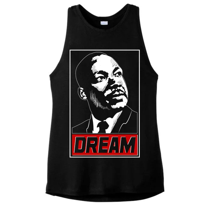 Martin Luther King Dream Ladies Tri-Blend Wicking Tank