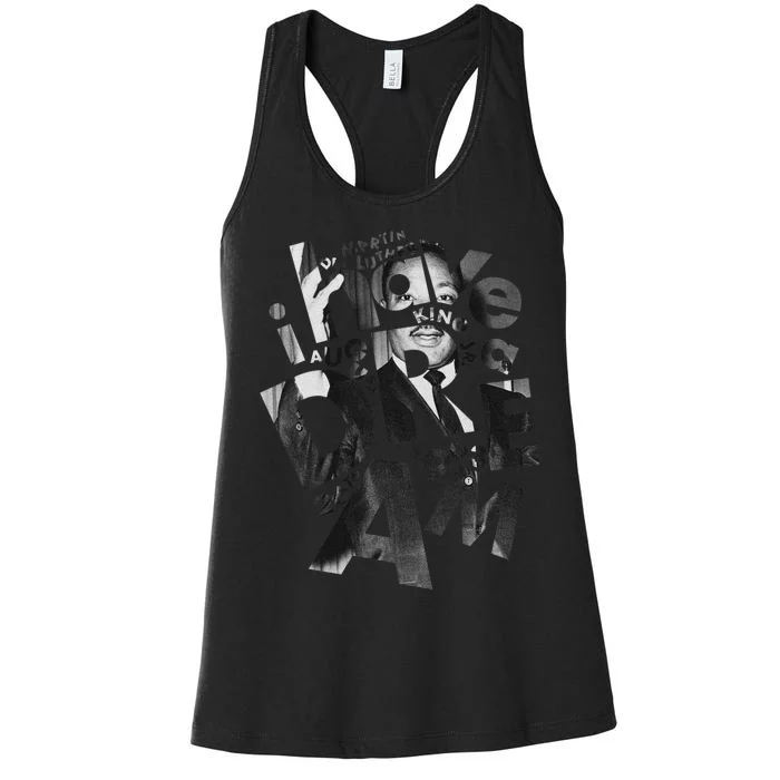 Martin Luther King I Have a Dream Photo Women's Racerback Tank