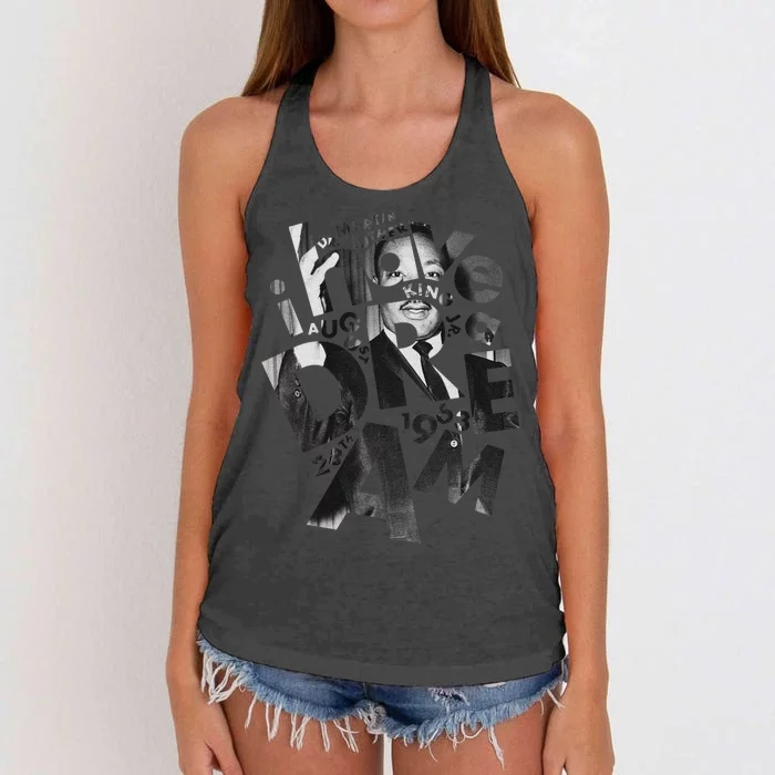 Martin Luther King I Have a Dream Photo Women's Knotted Racerback Tank