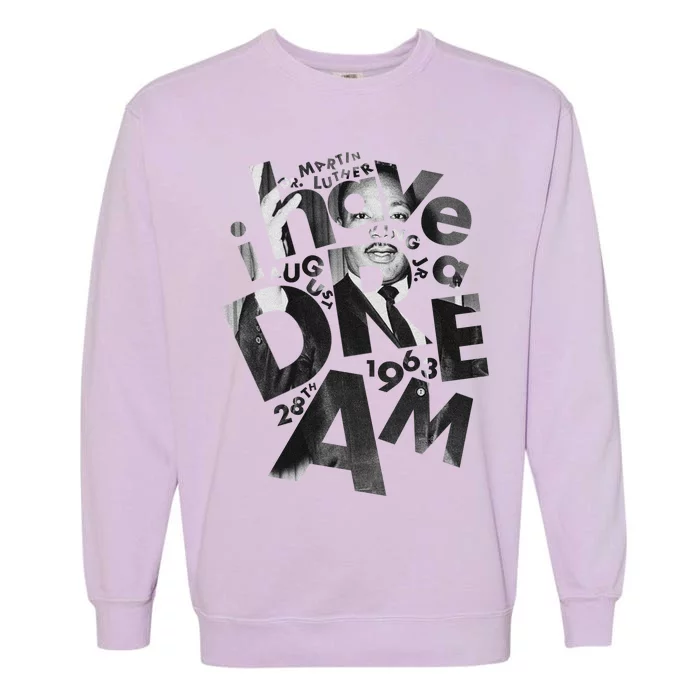 Martin Luther King I Have a Dream Photo Garment-Dyed Sweatshirt