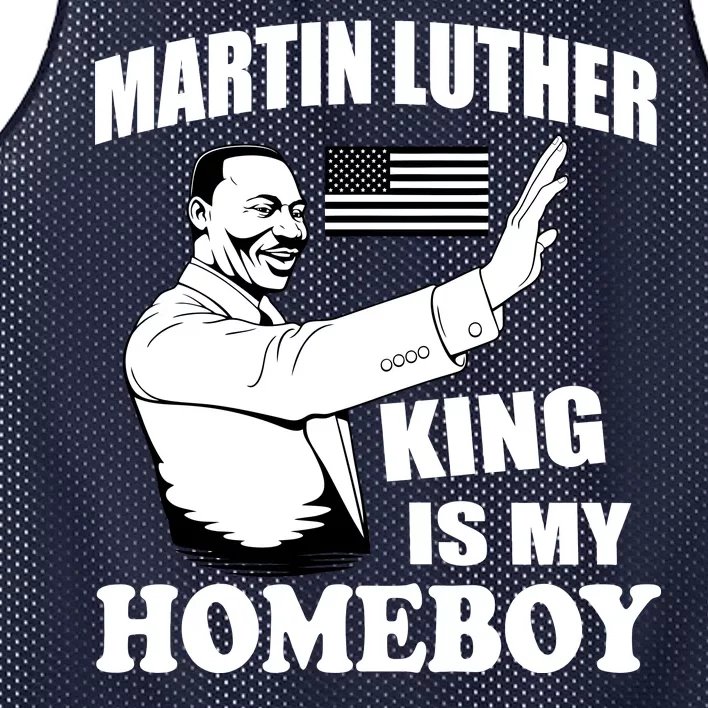 Martin Luther King Is My Homeboy Mesh Reversible Basketball Jersey Tank