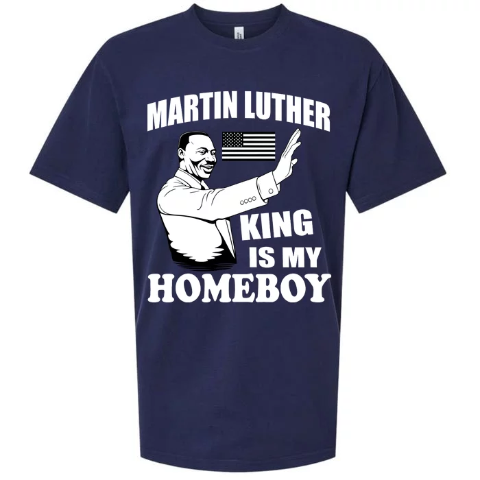 Martin Luther King Is My Homeboy Sueded Cloud Jersey T-Shirt