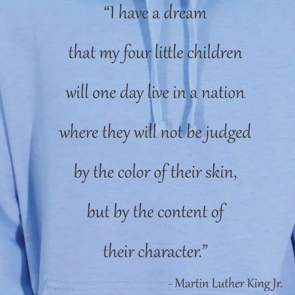 Martin Luther King Jr. Quote Unisex Surf Hoodie