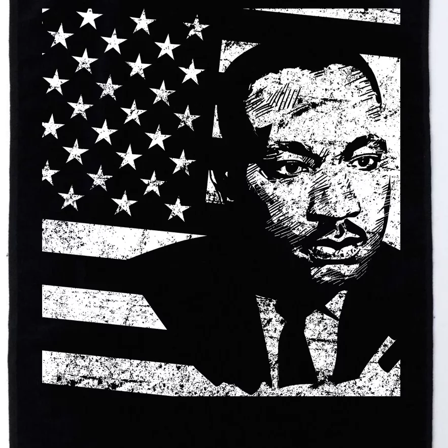 Martin Luther King Jr Distressed MLK Flag Platinum Collection Golf Towel