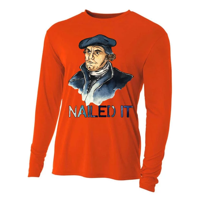 Martin Luther Nailed It Paint Stroke Cooling Performance Long Sleeve Crew