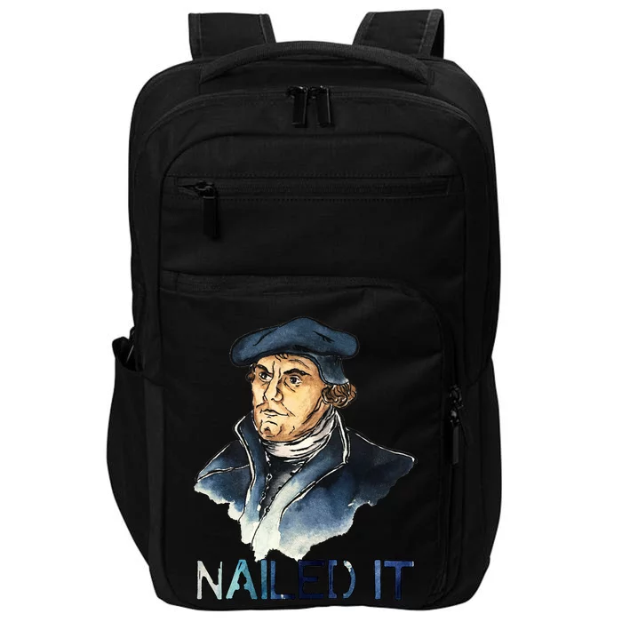 Martin Luther Nailed It Paint Stroke Impact Tech Backpack