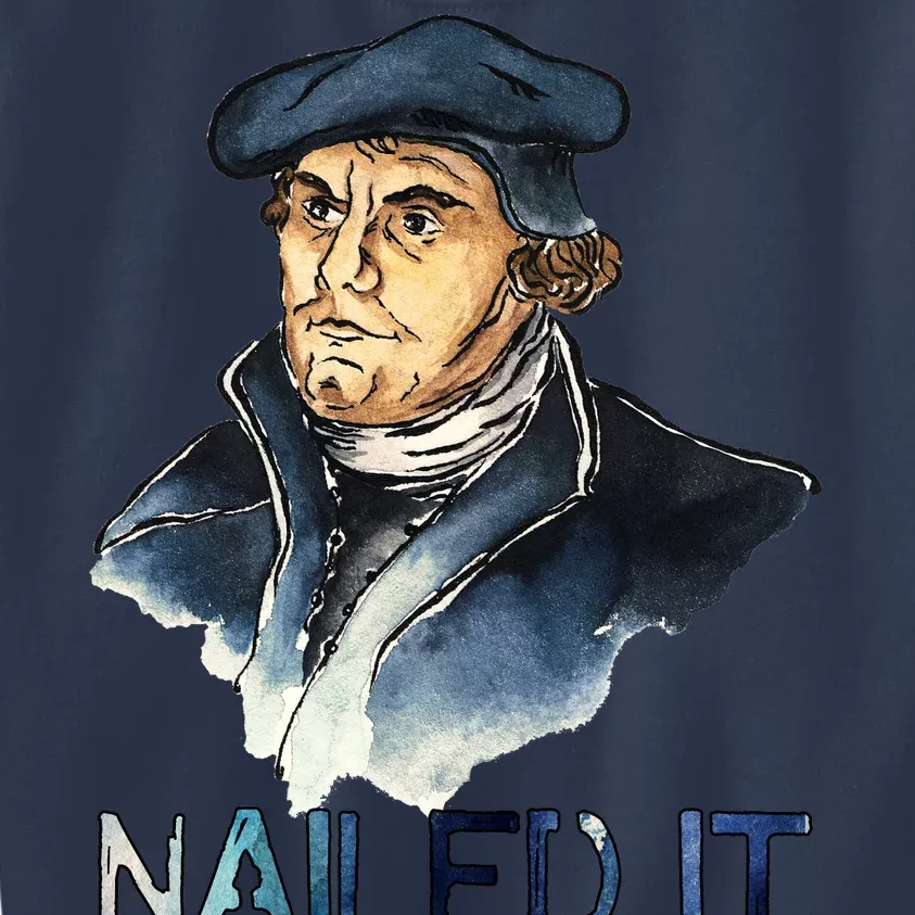 Martin Luther Nailed It Paint Stroke Kids Sweatshirt