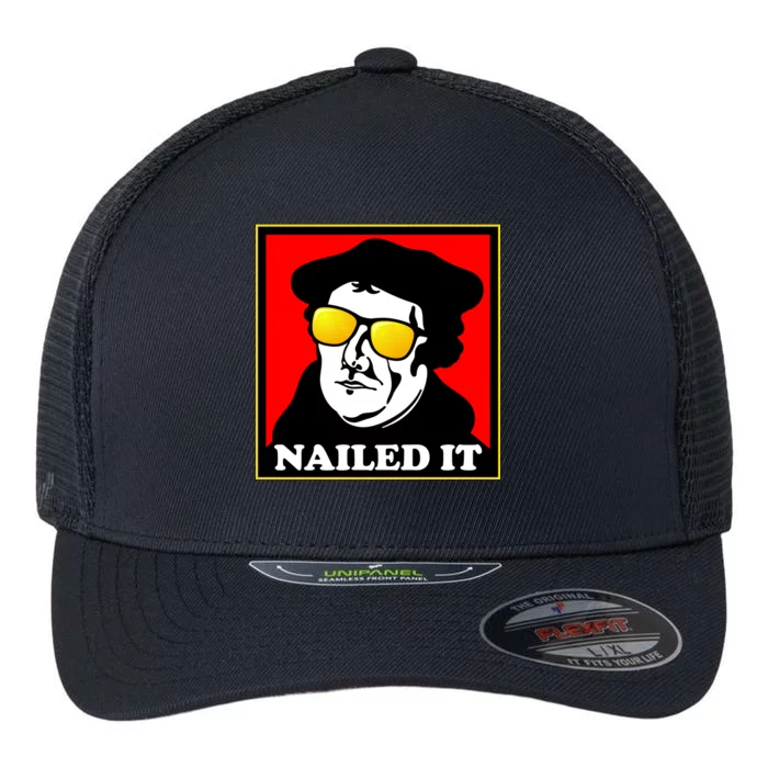 Martin Luther Nailed It Shades Flexfit Unipanel Trucker Cap