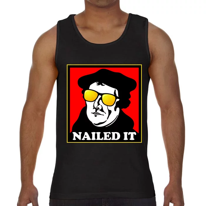 Martin Luther Nailed It Shades Comfort Colors® Tank Top