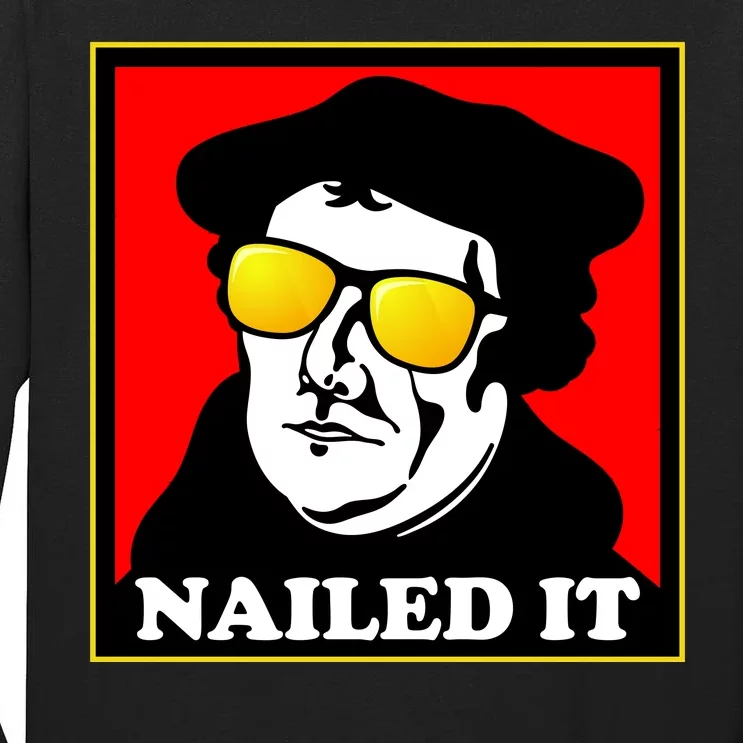 Martin Luther Nailed It Shades Tall Long Sleeve T-Shirt