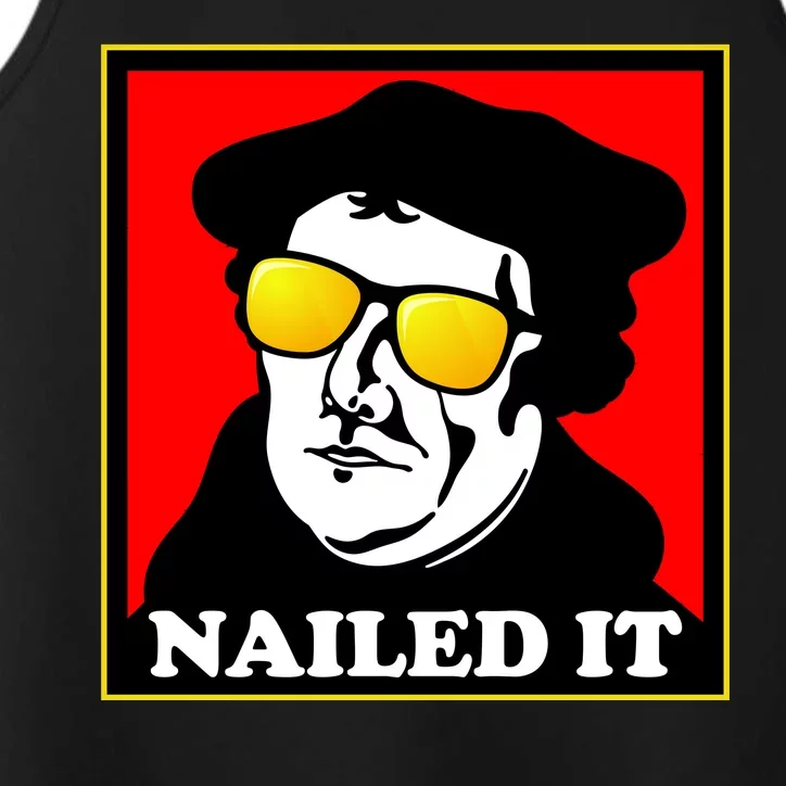 Martin Luther Nailed It Shades Performance Tank