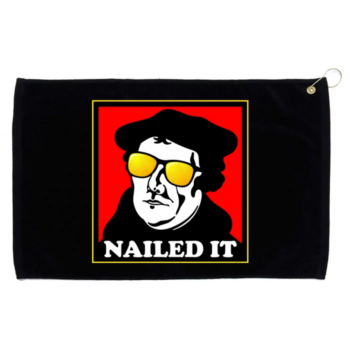 Martin Luther Nailed It Shades Grommeted Golf Towel