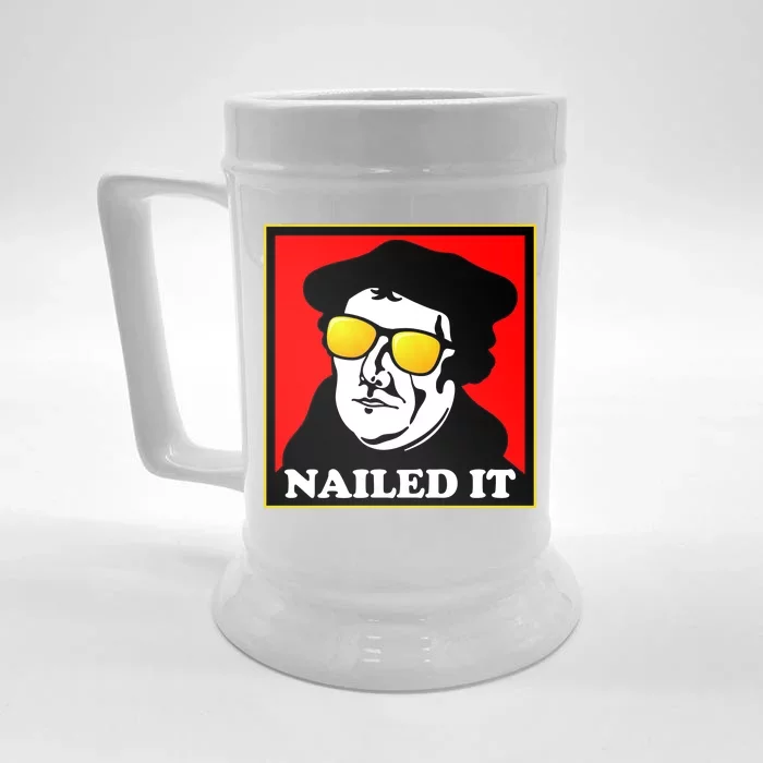 Martin Luther Nailed It Shades Front & Back Beer Stein