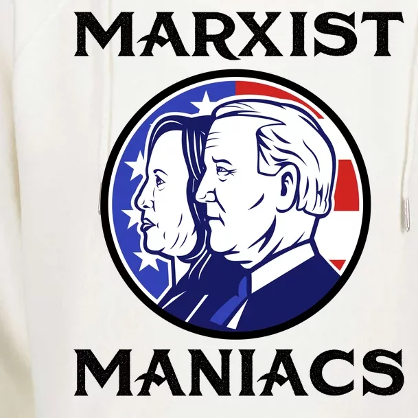 Marxist Maniacs Pro Trump Conservatives Womens Funnel Neck Pullover Hood