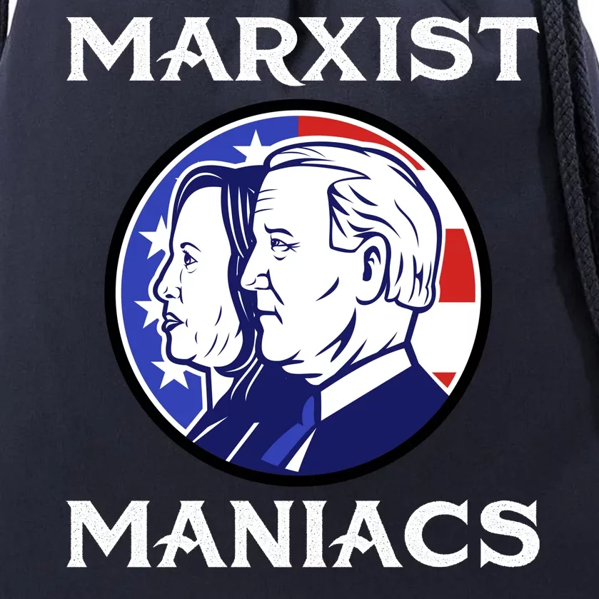 Marxist Maniacs Pro Trump Conservatives Drawstring Bag