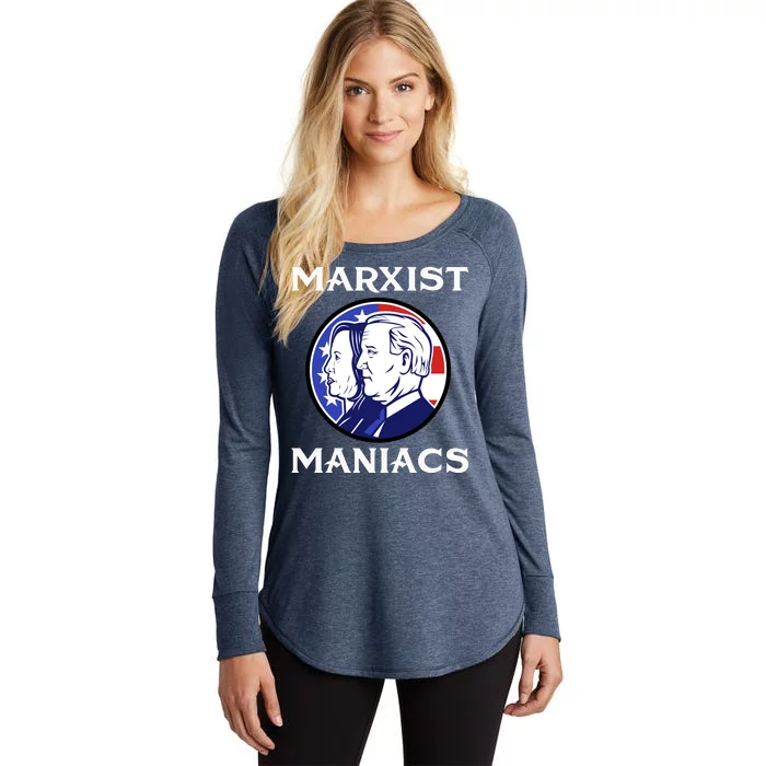 Marxist Maniacs Pro Trump Conservatives Women's Perfect Tri Tunic Long Sleeve Shirt