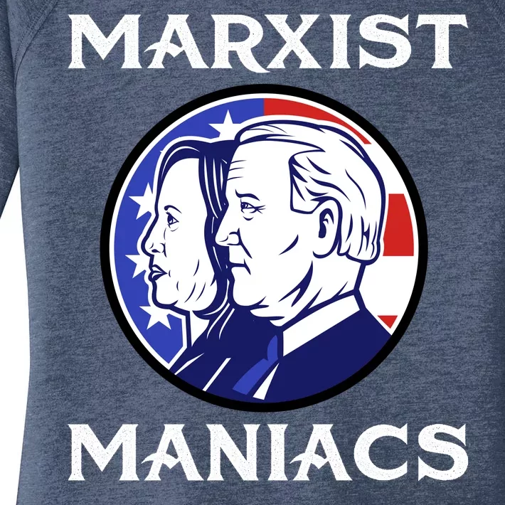 Marxist Maniacs Pro Trump Conservatives Women's Perfect Tri Tunic Long Sleeve Shirt