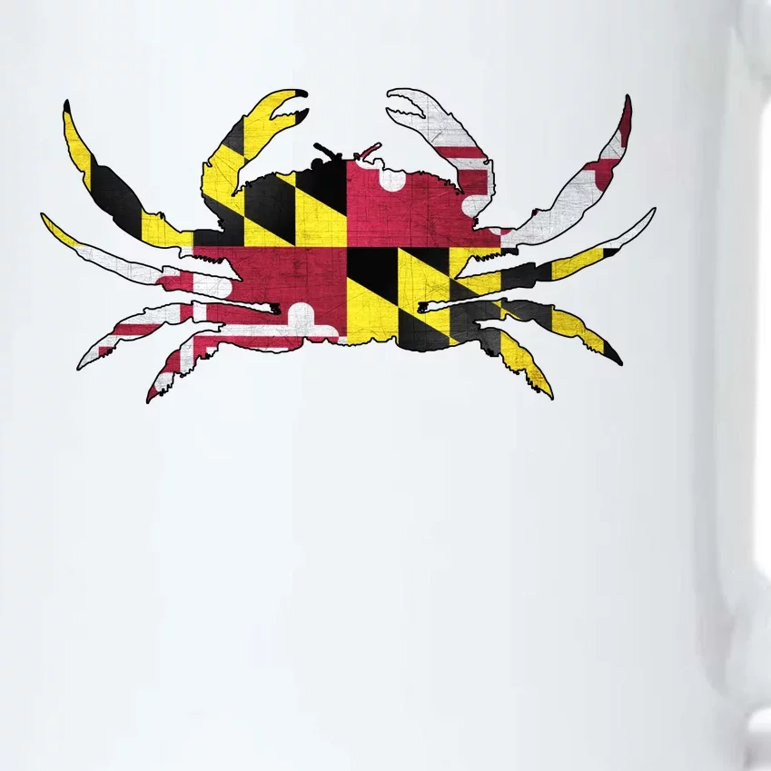 Maryland Flag Crab Black Color Changing Mug