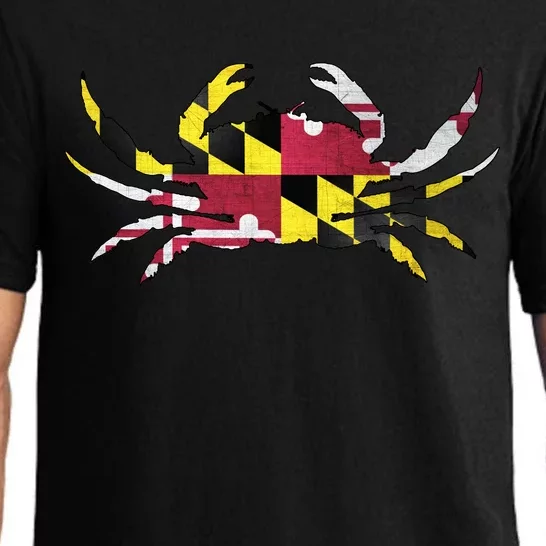 Maryland Flag Crab Pajama Set