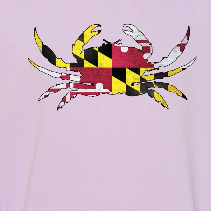 Maryland Flag Crab Garment-Dyed Sweatshirt