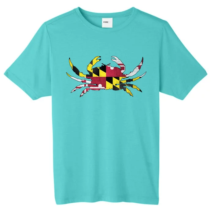 Maryland Flag Crab ChromaSoft Performance T-Shirt