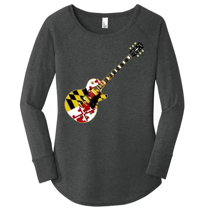 Maryland Guitar Women's Perfect Tri Tunic Long Sleeve Shirt