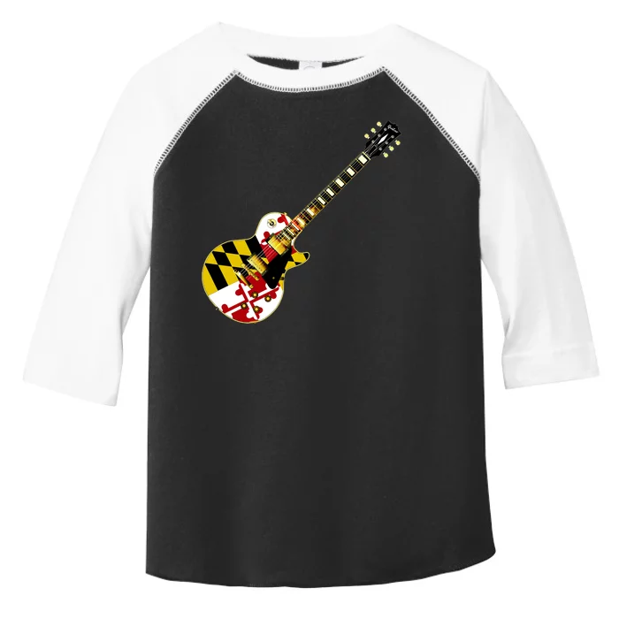 Maryland Guitar Toddler Fine Jersey T-Shirt