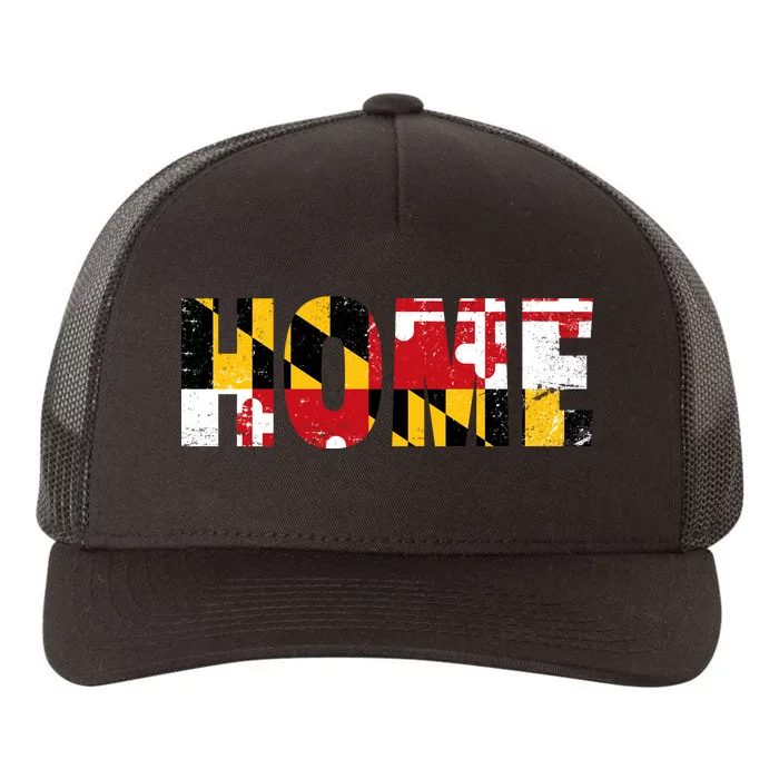 Maryland Is Home Yupoong Adult 5-Panel Trucker Hat