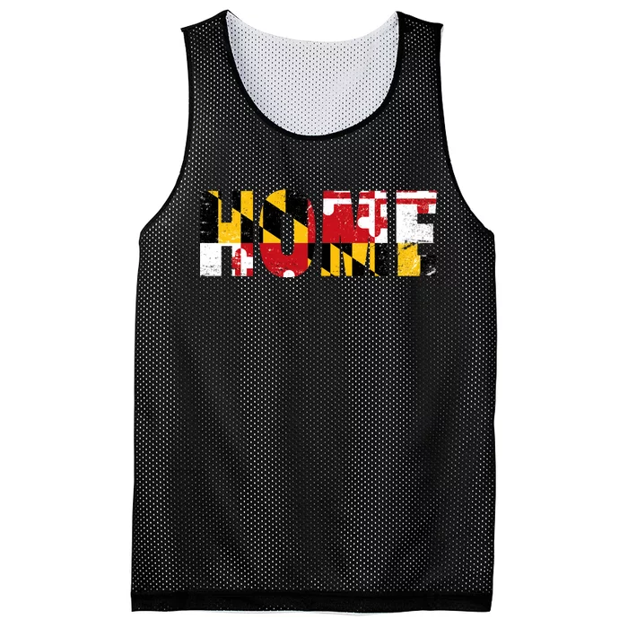 Maryland Is Home Mesh Reversible Basketball Jersey Tank