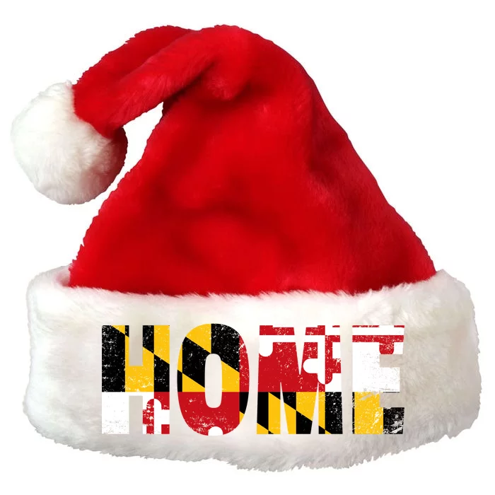 Maryland Is Home Premium Christmas Santa Hat