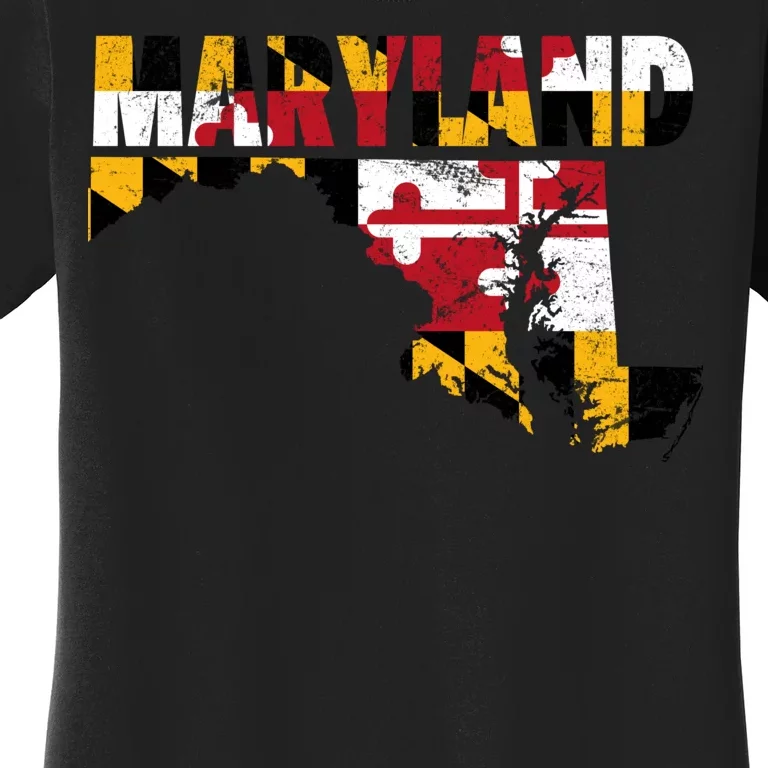 Maryland State Flag Women's T-Shirt