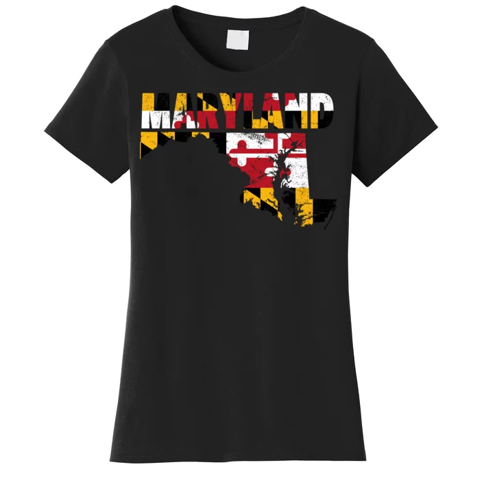 Maryland State Flag Women's T-Shirt