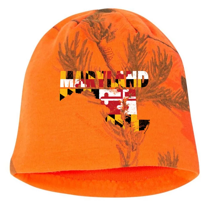 Maryland State Flag Kati - Camo Knit Beanie