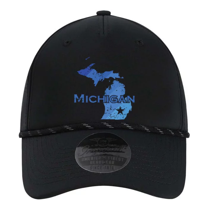 Michigan American State Outline Map Usa Performance The Dyno Cap