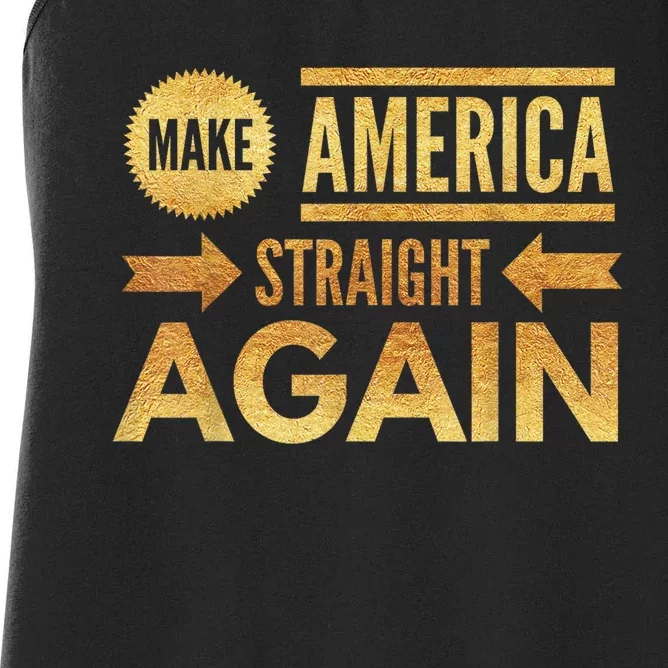 Make America Straight Again Women's Racerback Tank