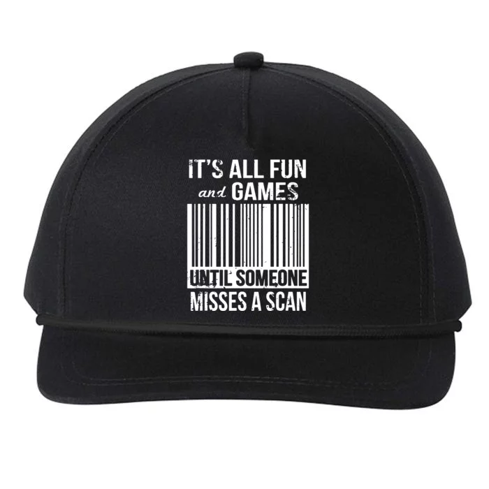 Misses A Scan Postal Worker Snapback Five-Panel Rope Hat