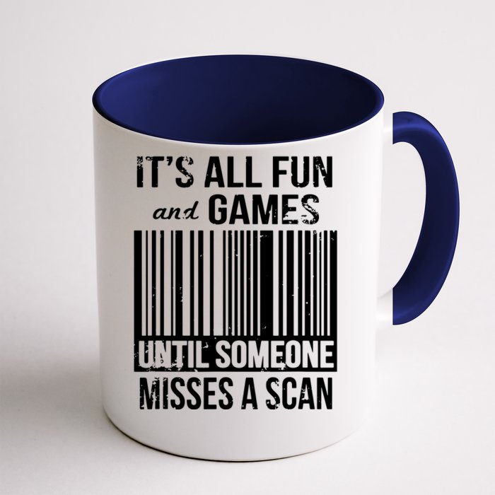 Misses A Scan Postal Worker Front & Back Coffee Mug