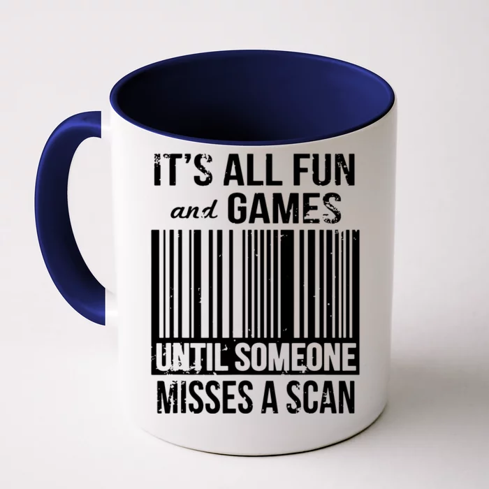 Misses A Scan Postal Worker Front & Back Coffee Mug