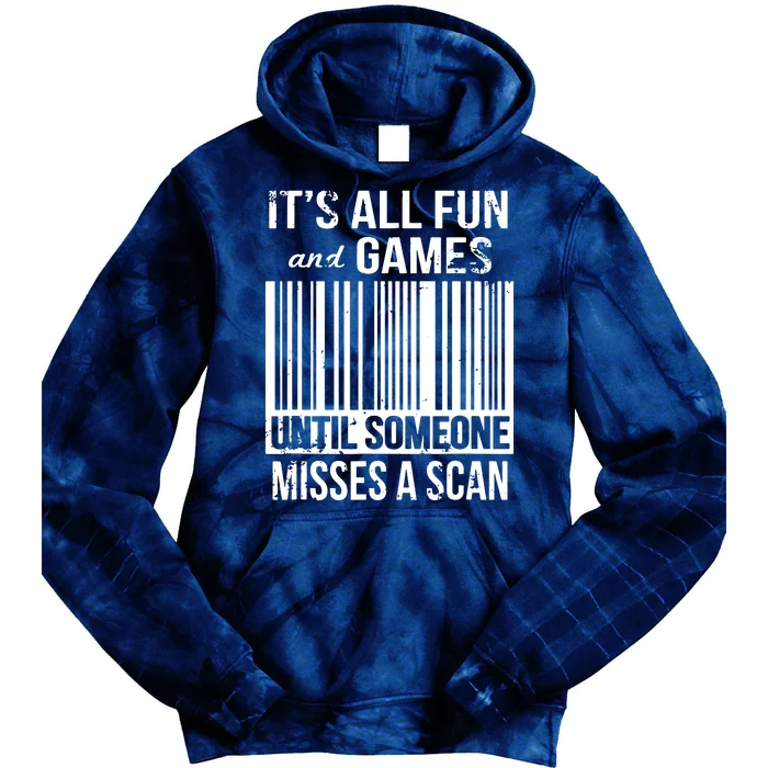 Misses A Scan Postal Worker Tie Dye Hoodie