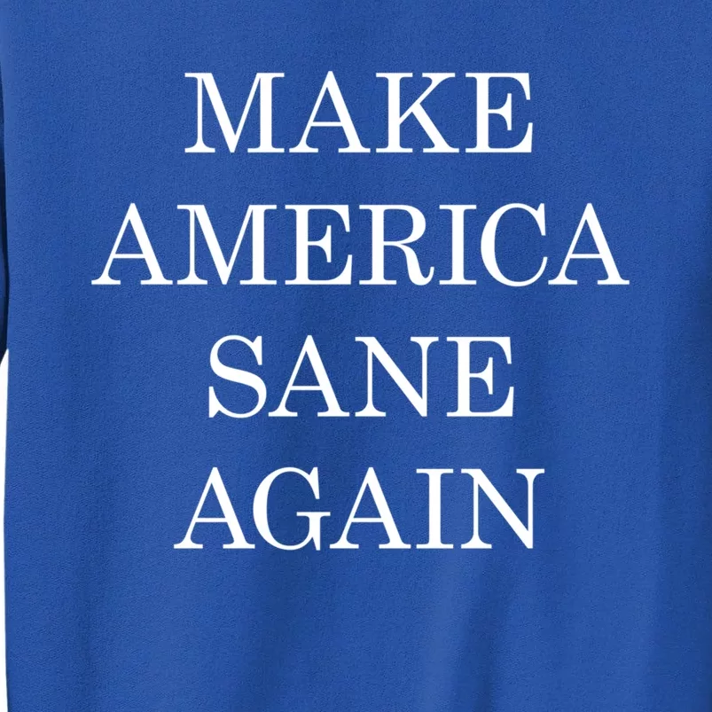 Make America Sane Again Donald Trump 2024 Election Maga Great Gift Tall Sweatshirt